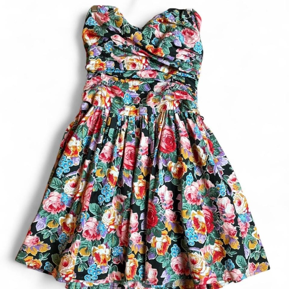 Vintage Robbie‎ Bee Floral Print Dress